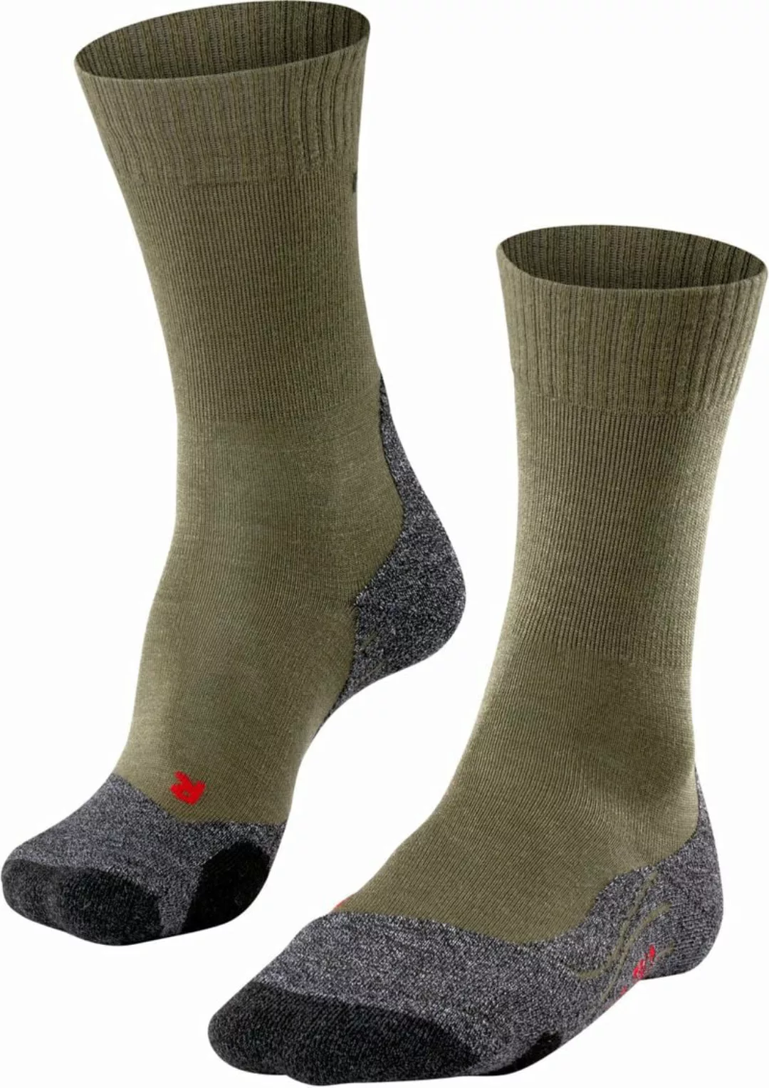 FALKE TK2 Explore Wander Socken Olivgrün - Größe 44-45 günstig online kaufen