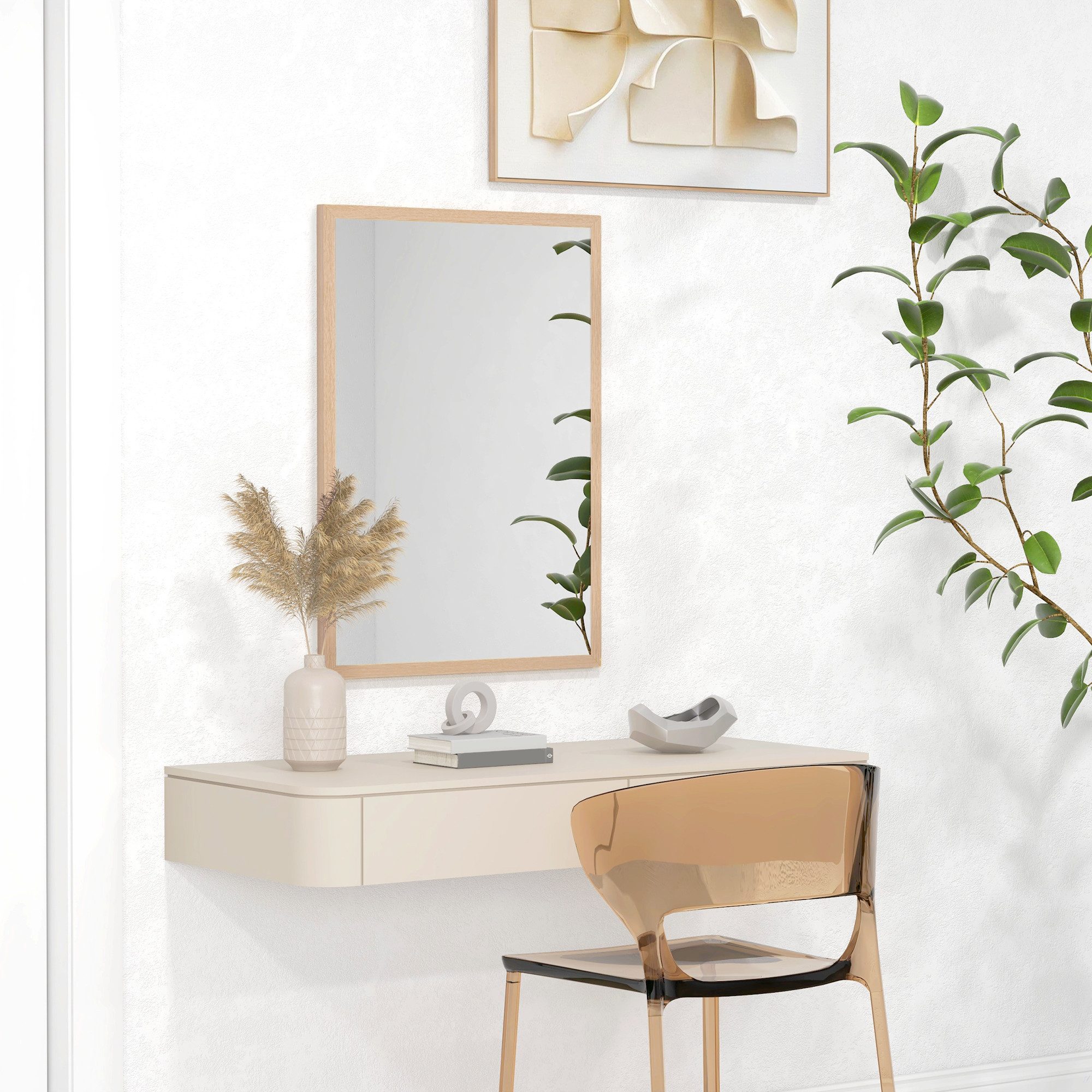 HOMCOM Wandspiegel 50 x 70 cm günstig online kaufen