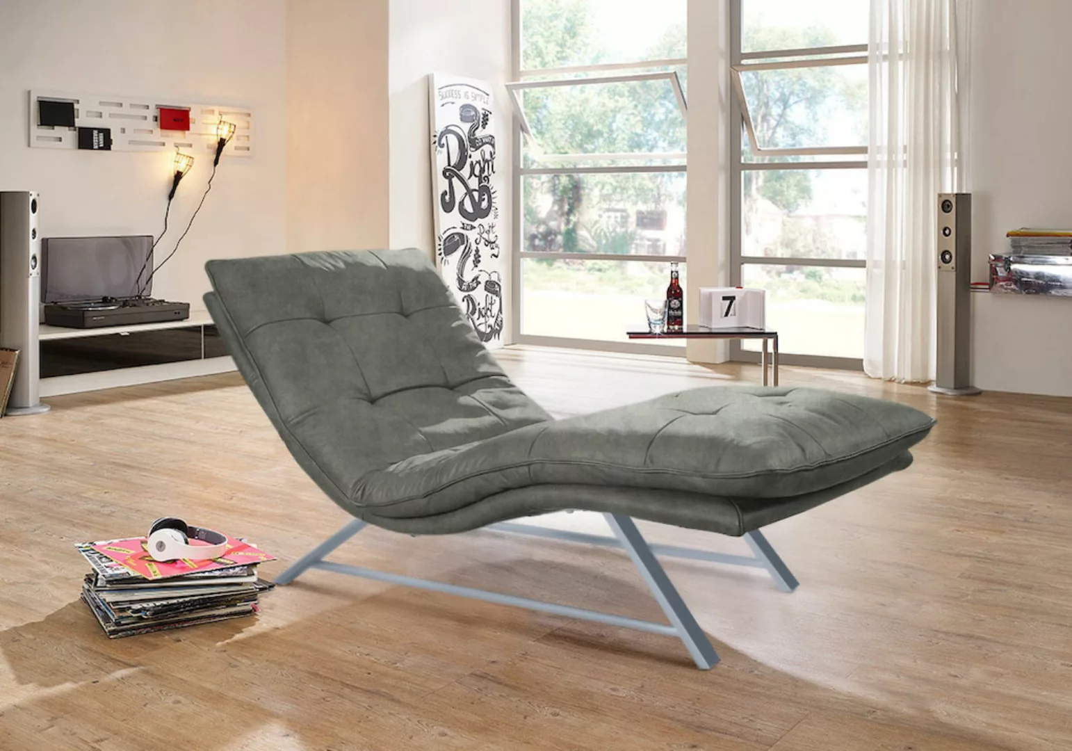 W.SCHILLIG Relaxliege "daily dreams", in Waffelkissen-Optik, wahlweise mit günstig online kaufen
