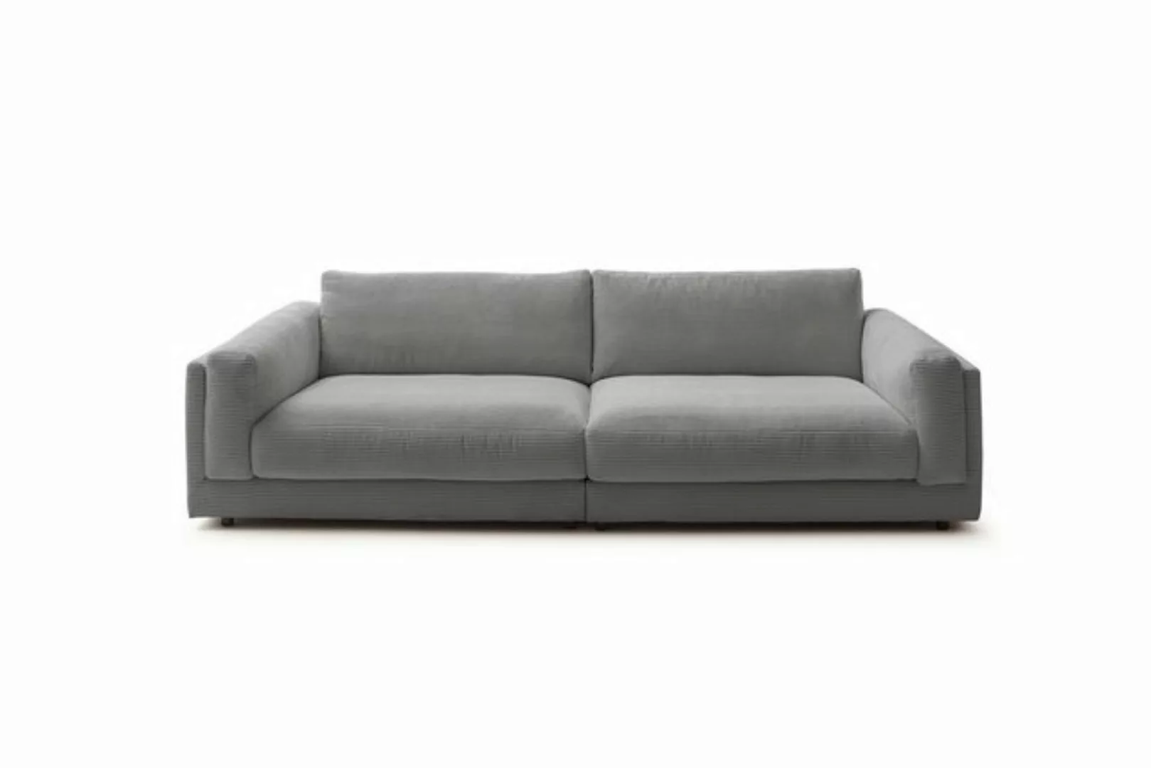 KAWOLA Big-Sofa, Cord oder Leder verschiedene Farben günstig online kaufen