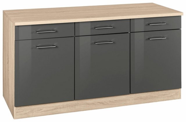 KOCHSTATION Unterschrank "KS-Haiti", Breite 150 cm günstig online kaufen