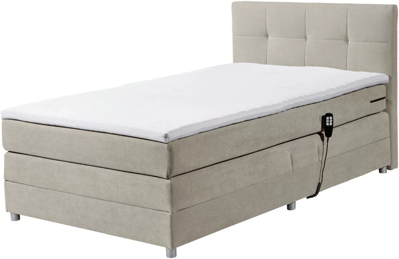 ED EXCITING DESIGN Boxspringbett "Toulouse B", inkl. Motor günstig online kaufen