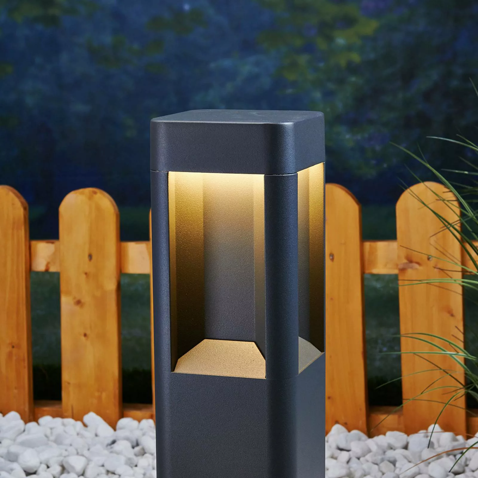 LED-Sockelleuchte Annika aus Aluminium, 50 cm günstig online kaufen