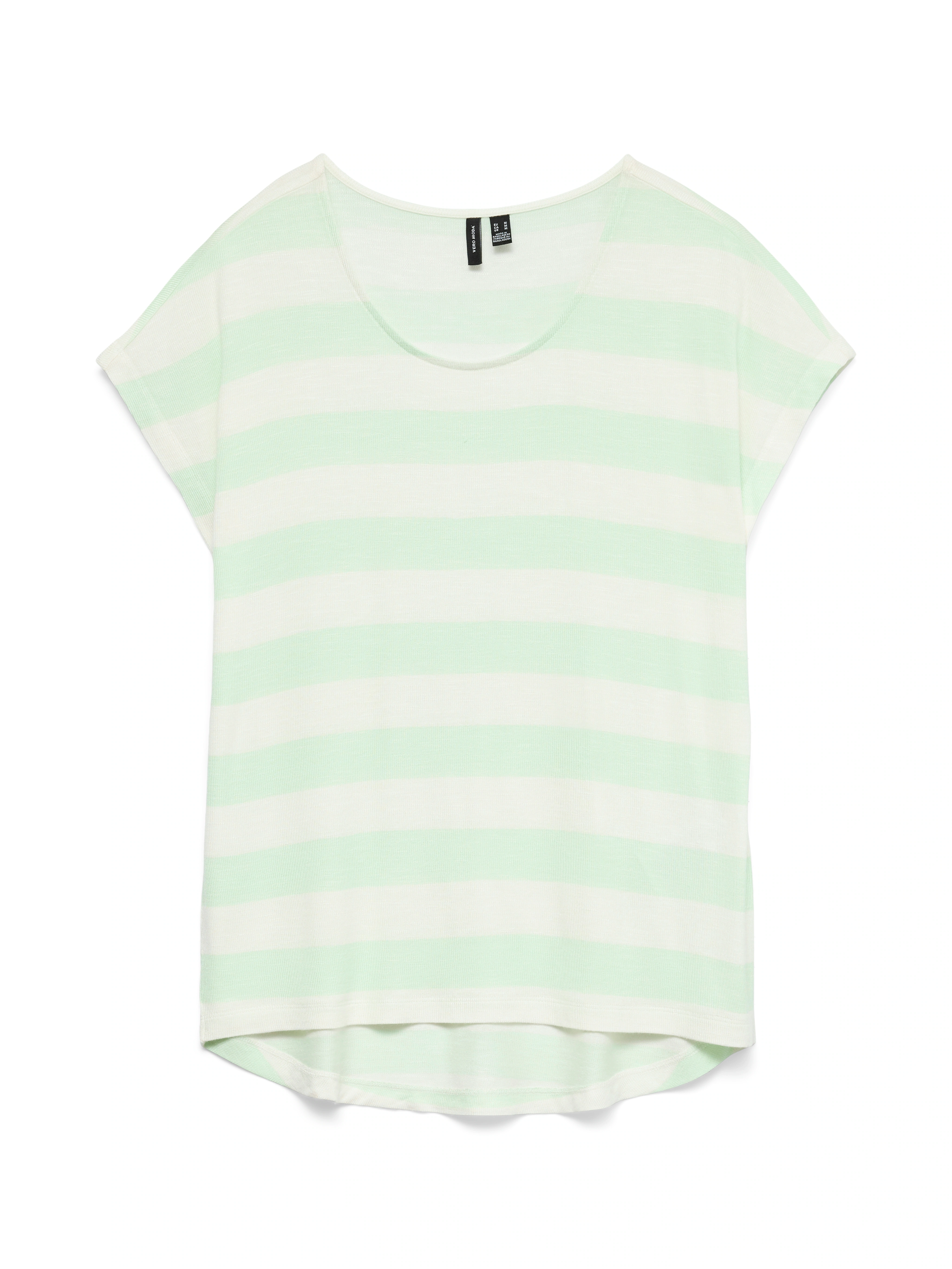 Vero Moda Kurzarmshirt "VMWIDE STRIPE SL TOP GA JRS NOOS" günstig online kaufen