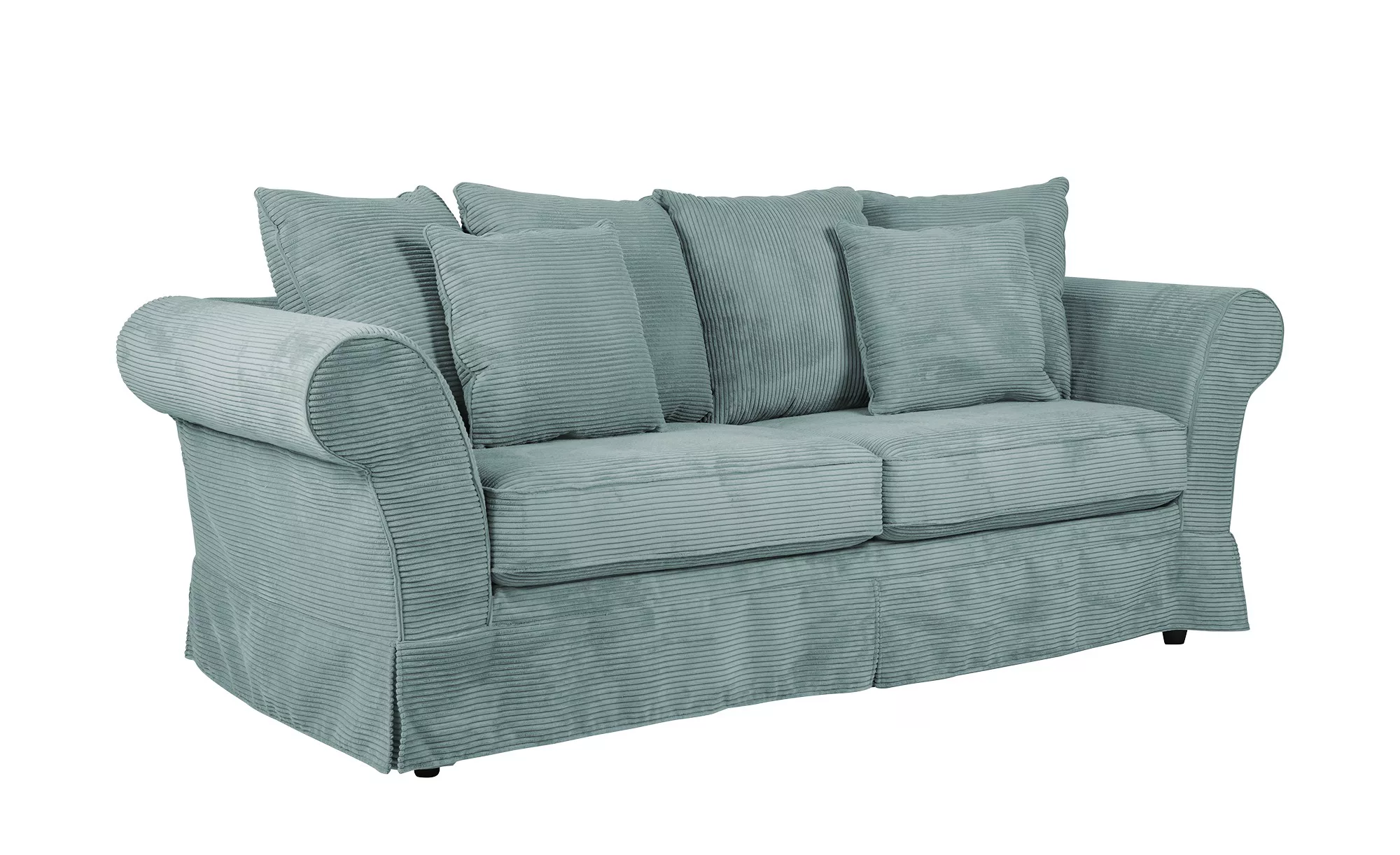 Einzelsofa  Olivia ¦ blau ¦ Maße (cm): B: 240 H: 100 T: 98.0 Polstermöbel > günstig online kaufen