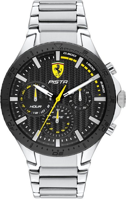 Scuderia Ferrari Multifunktionsuhr Pista, 0830854 günstig online kaufen