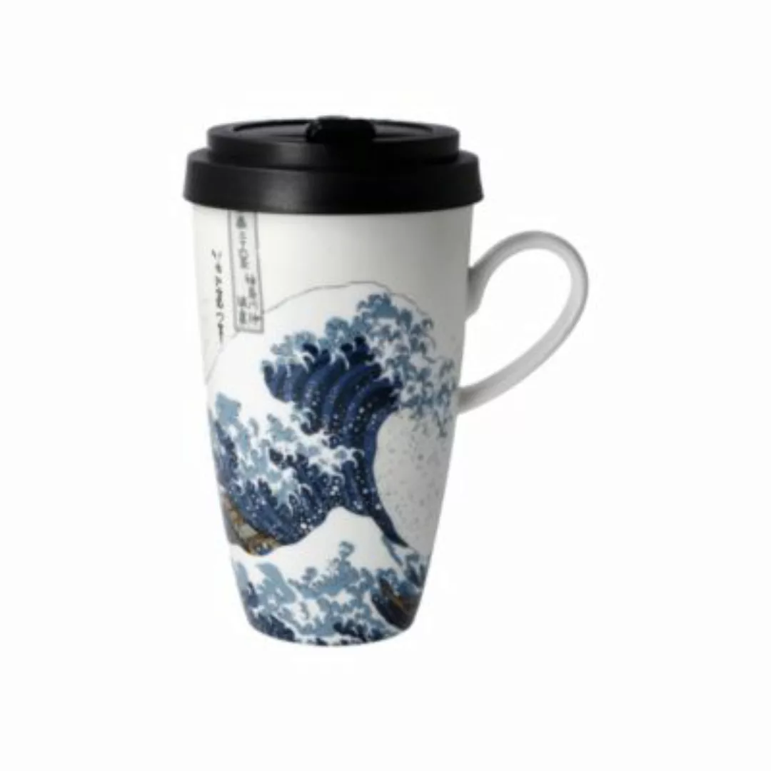 Goebel "Künstlertasse mit Deckel Katsushika Hokusai - ""Die große Welle""" günstig online kaufen
