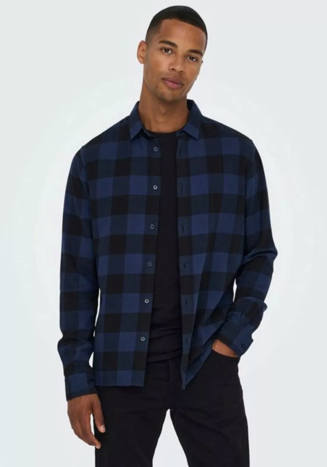 Only & Sons Herren Freizeithemd ONSGUDMUND LS CHECKED SHIRT günstig online kaufen