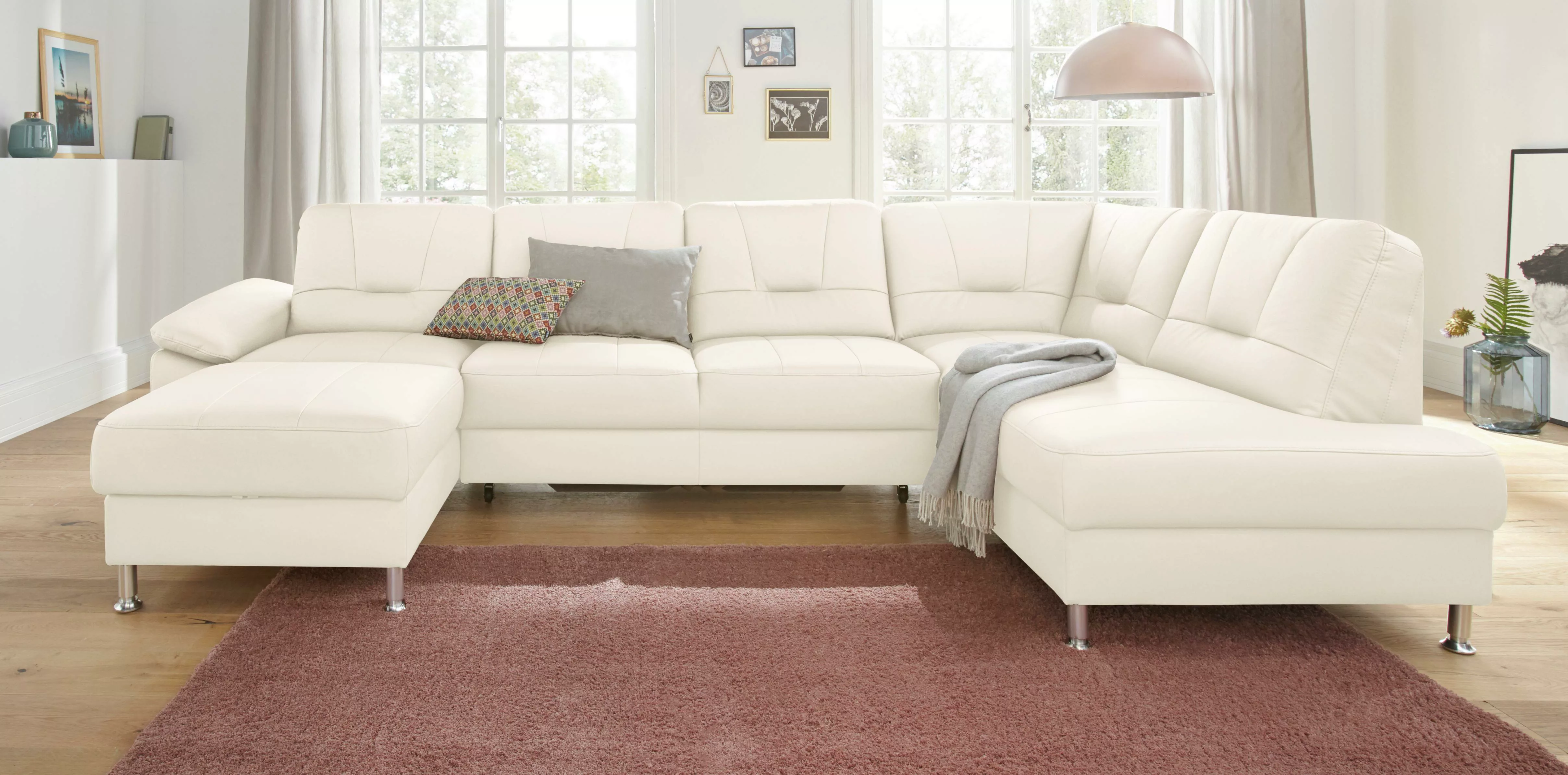 exxpo - sofa fashion Wohnlandschaft "Castello, U-Form" günstig online kaufen