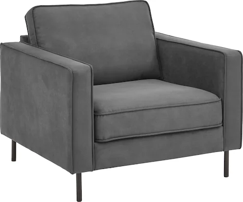 ATLANTIC home collection Sessel »Weston«, im skandinavischem Stil, mit Well günstig online kaufen