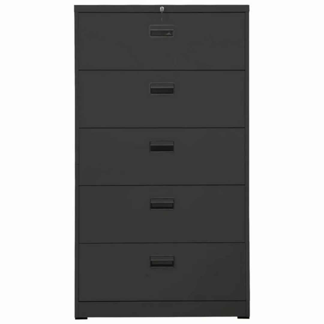 Aktenschrank Anthrazit 90x46x164 Cm Stahl günstig online kaufen