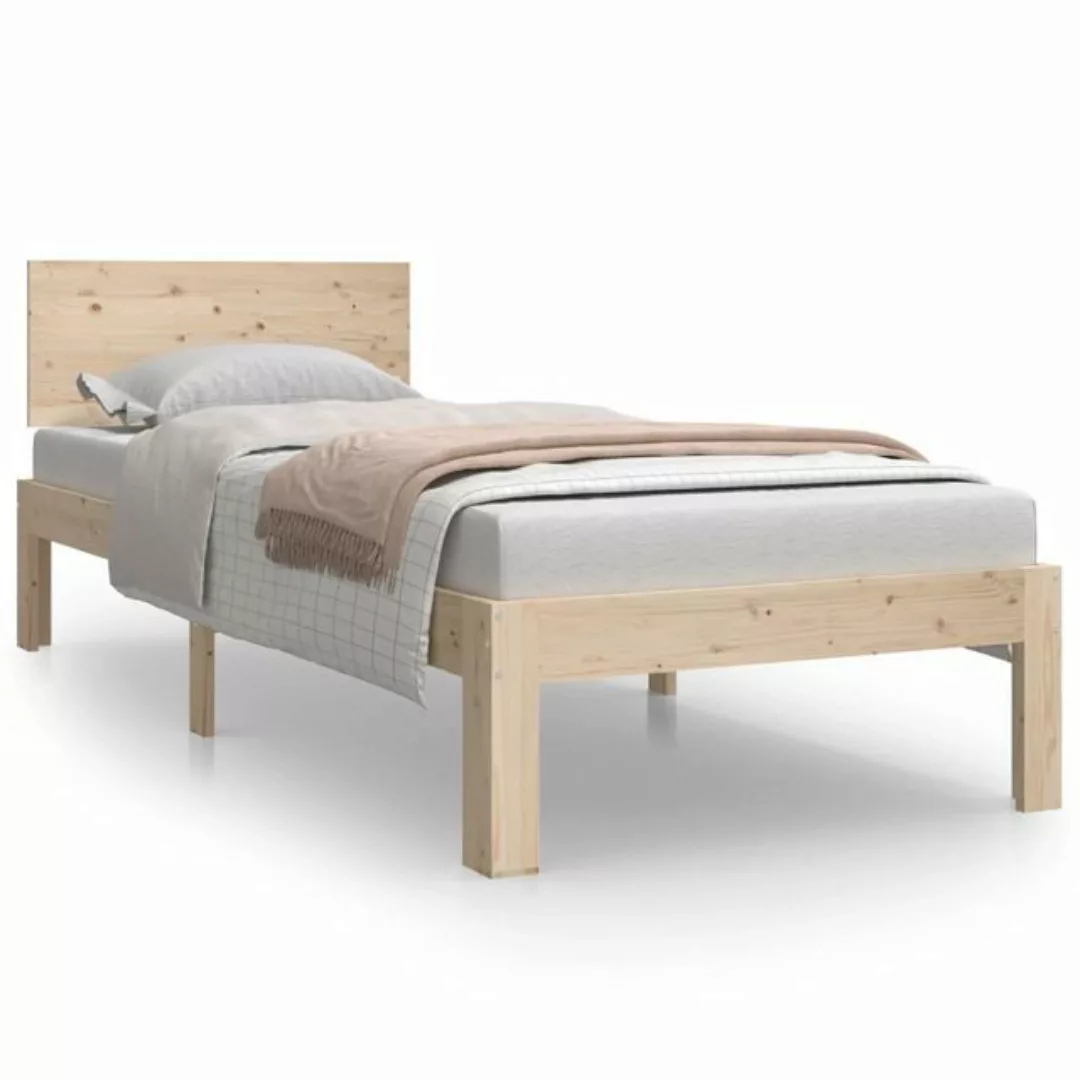 vidaXL Bett Massivholzbett 75x190 cm günstig online kaufen