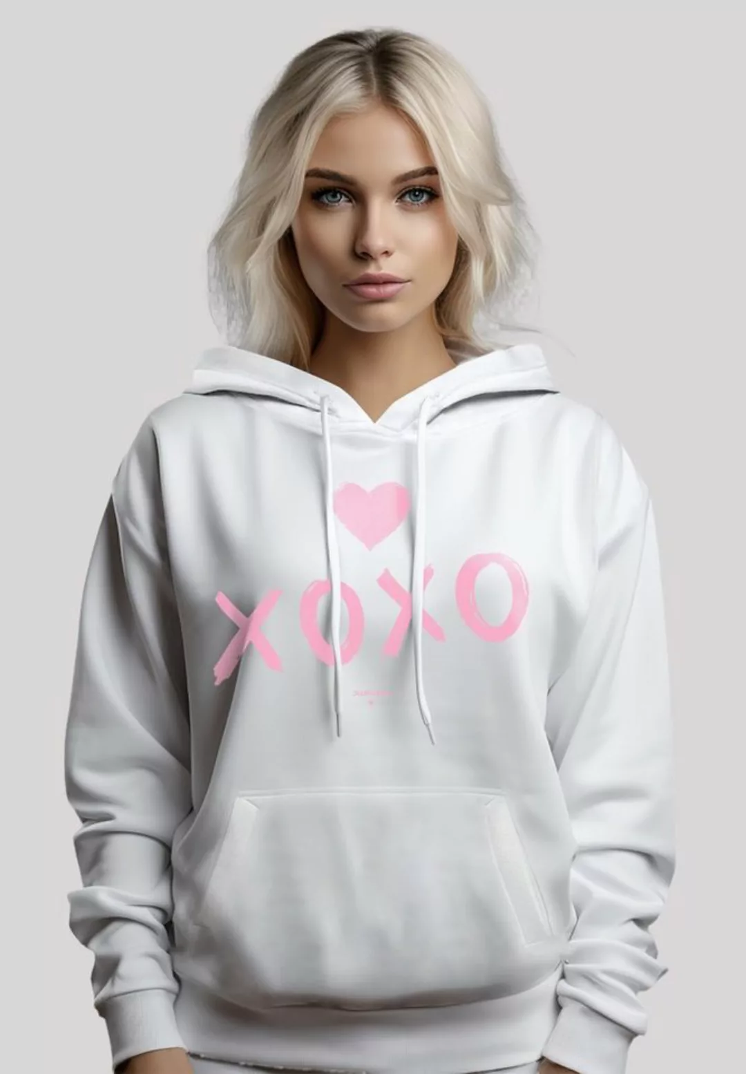 F4NT4STIC Kapuzenpullover "Valentinstag xoxo", Hoodie, Warm, Bequem günstig online kaufen