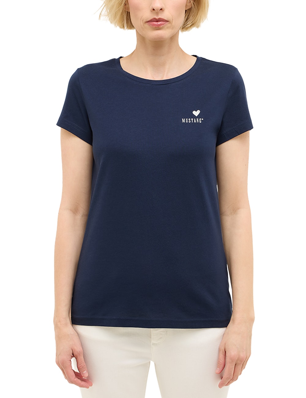 MUSTANG Kurzarmshirt "Damen Style Loa" günstig online kaufen
