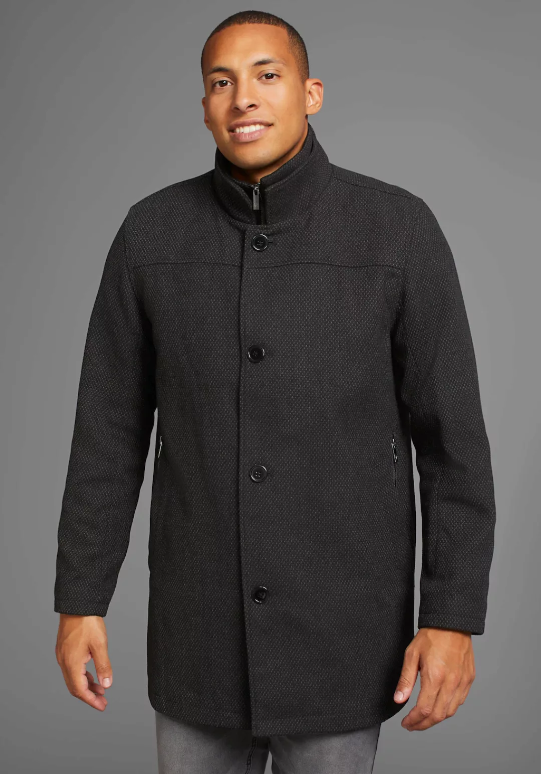 Bruno Banani Langjacke, ohne Kapuze, aus Polyester  casualer Stil  mit 6 Ta günstig online kaufen