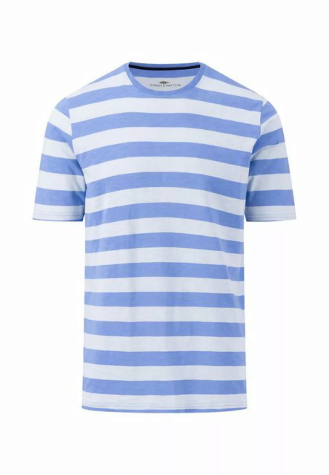 FYNCH-HATTON T-Shirt Tee, Slub, Striped günstig online kaufen