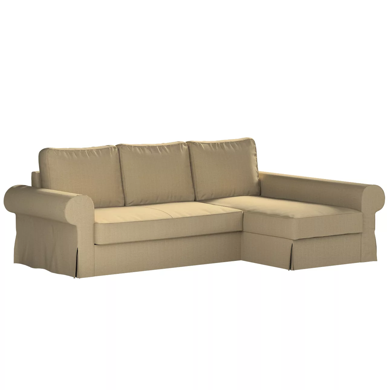 Bezug für Backabro Bettsofa / Recamiere, dunkelbeige, Bezug für Bettsofa Ba günstig online kaufen