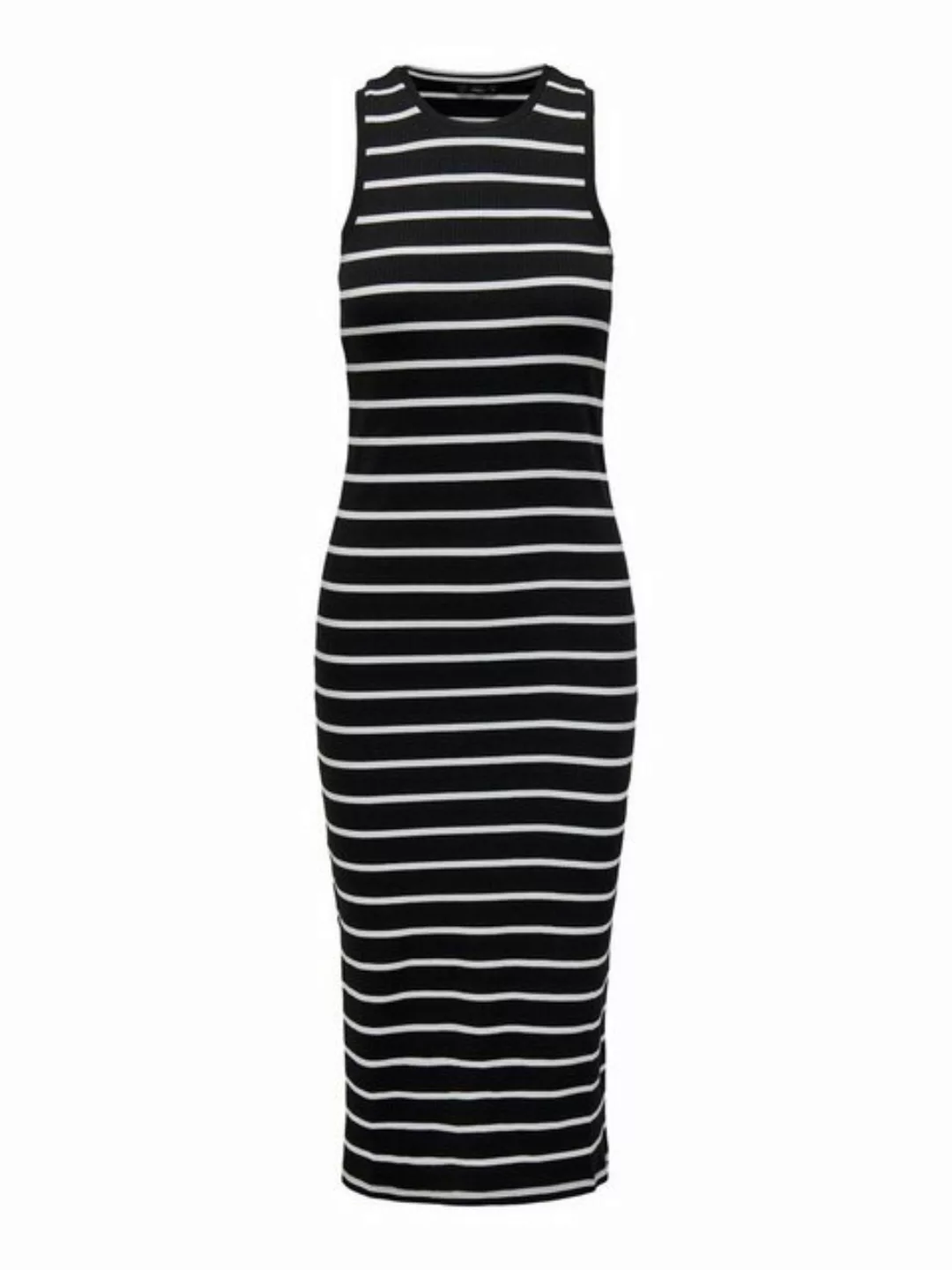 ONLY Shirtkleid Figurbetontes Kleid Geripptes Midi Dress Ärmellos (lang) 75 günstig online kaufen