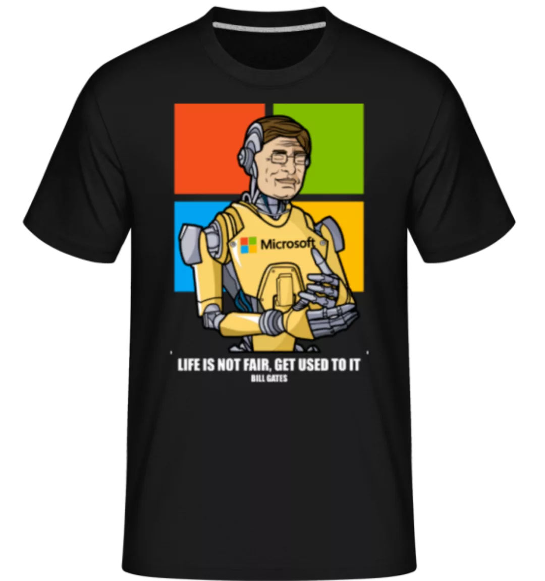Bill Gates Robot Human · Shirtinator Männer T-Shirt günstig online kaufen