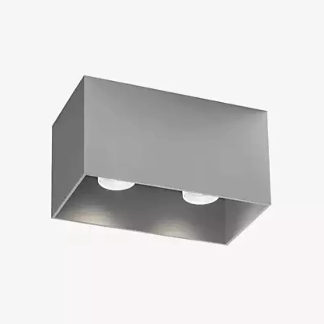 Wever & Ducré Box 2.0 Deckenleuchte LED, aluminium - dim to warm günstig online kaufen