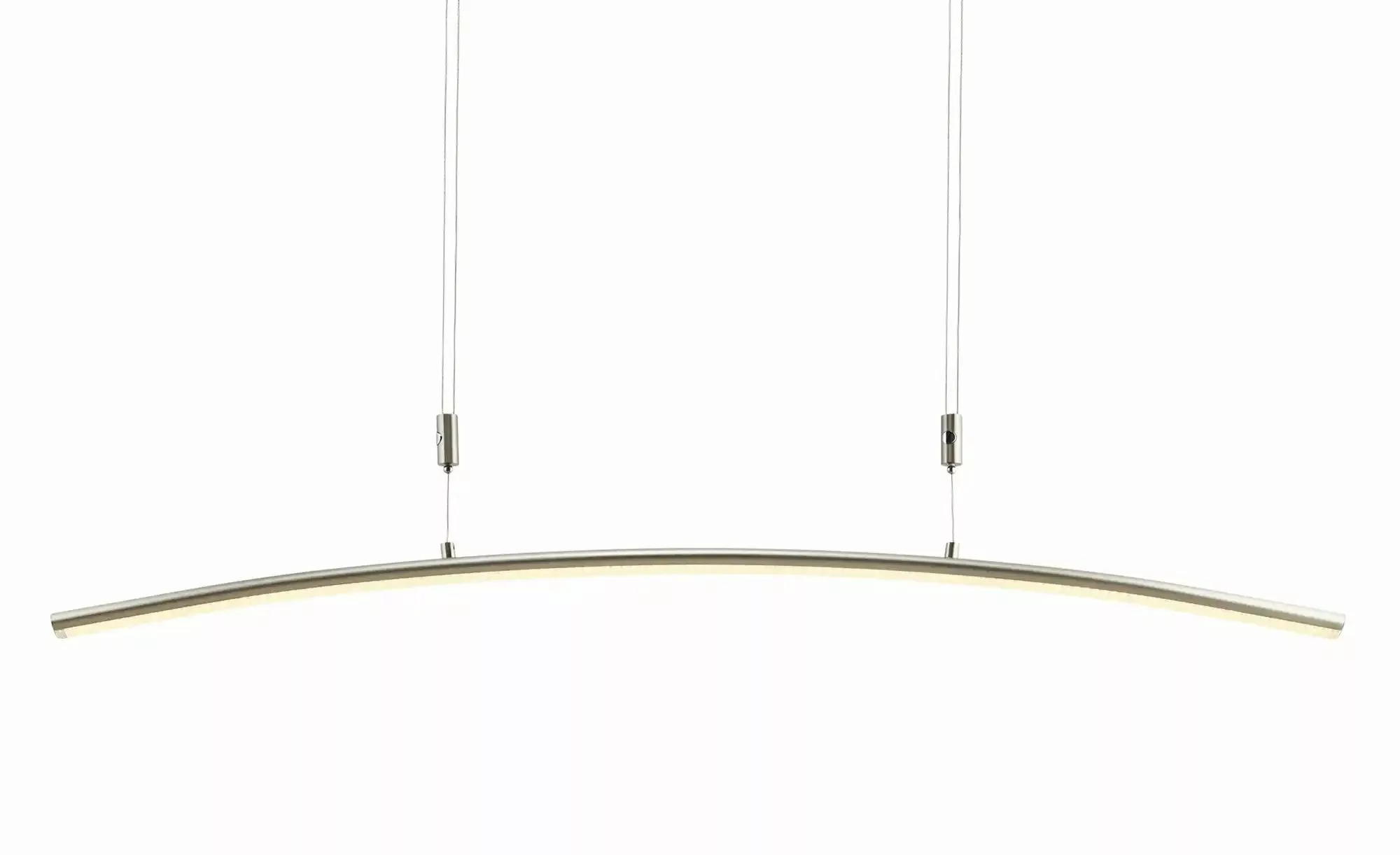 KHG LED-Pendelleuchte, Nickel matt ¦ silber ¦ Maße (cm): B: 140 H: 150 T: 7 günstig online kaufen