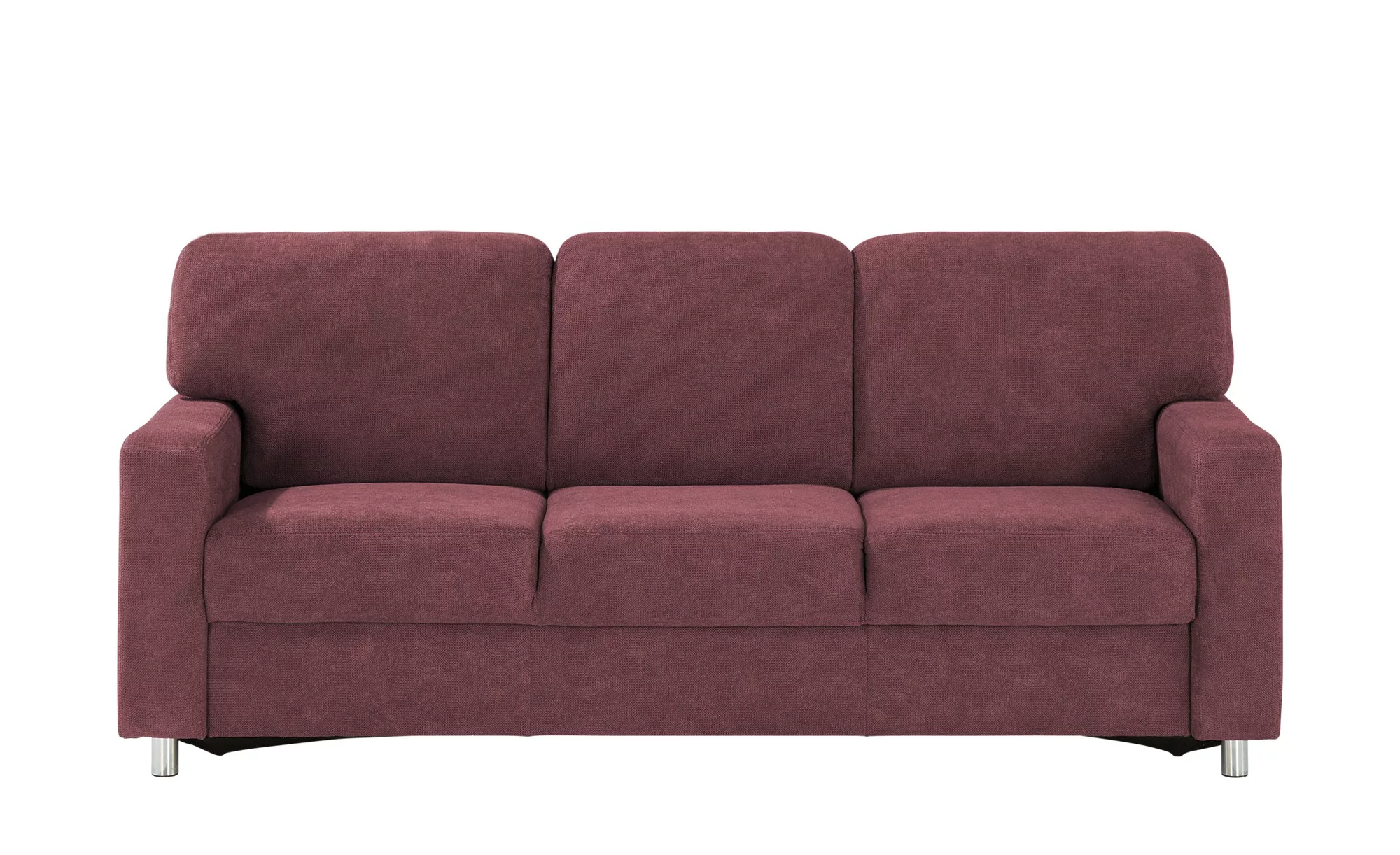 smart Sofa  Valencia - rot - 212 cm - 90 cm - 93 cm - Polstermöbel > Sofas günstig online kaufen