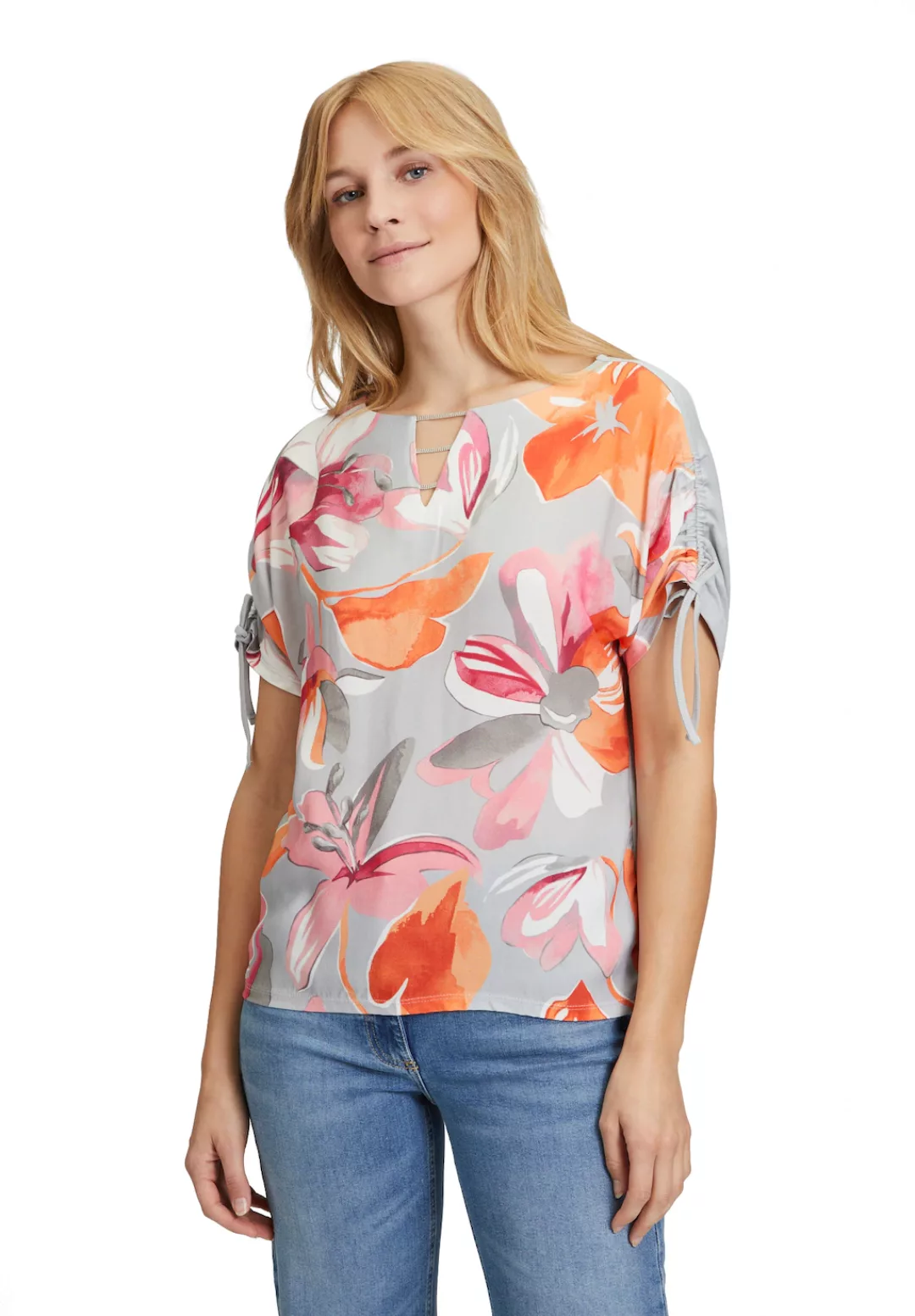 Betty Barclay Kurzarmshirt "Betty Barclay Oversize-Shirt mit Aufdruck", Raf günstig online kaufen