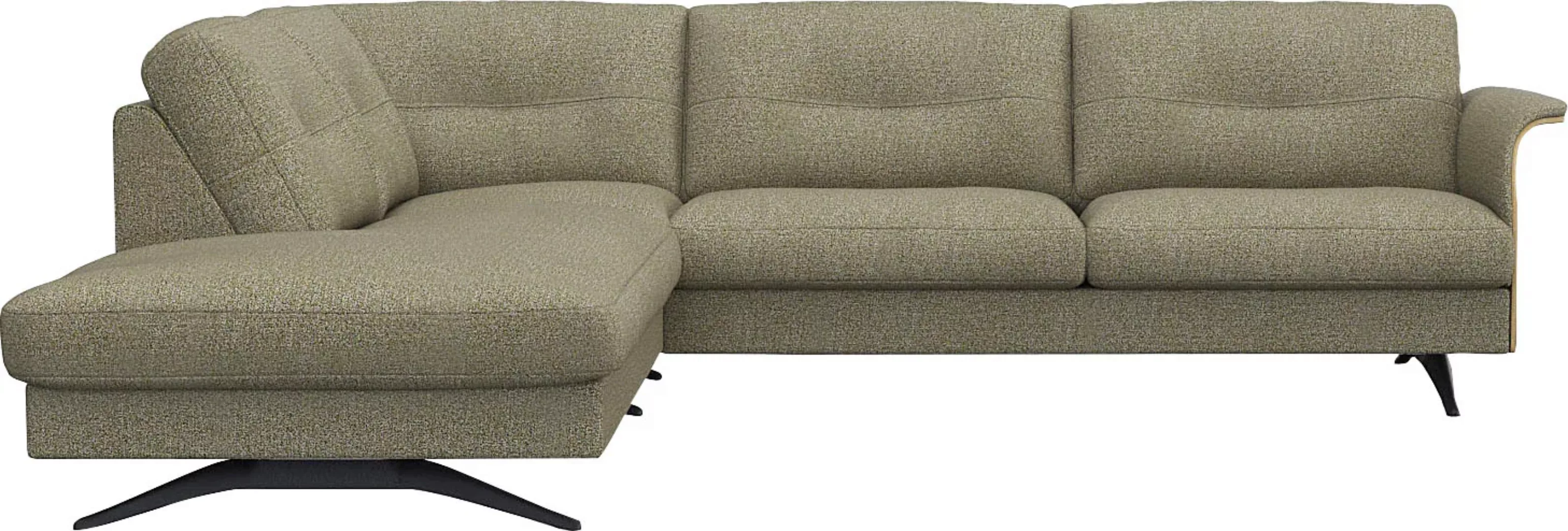 FLEXLUX Ecksofa "Glow bequem und komfortabel durch hochwertigen Sitzaufbau, günstig online kaufen