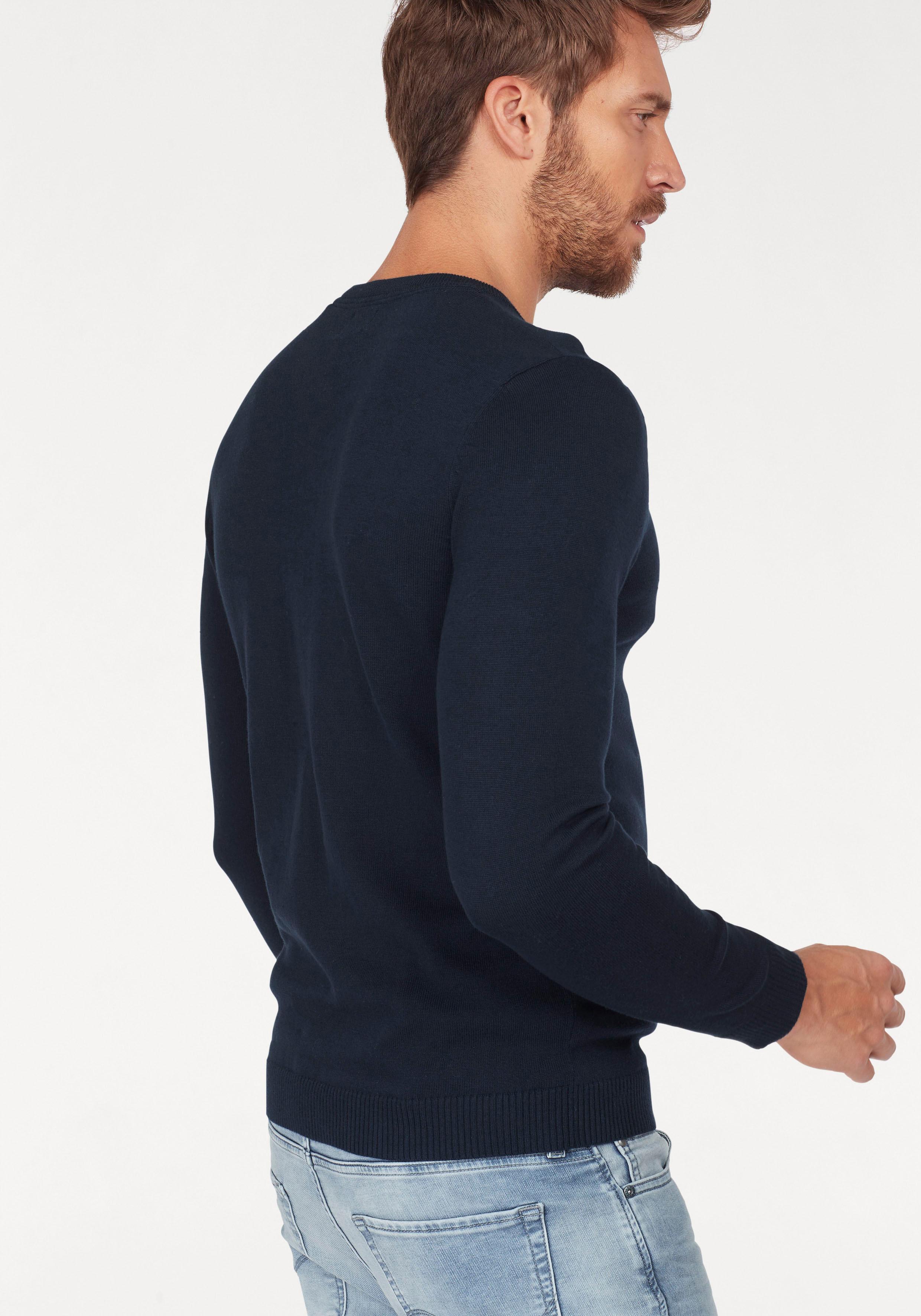 Jack & Jones V-Ausschnitt-Pullover "JJEBASIC KNIT V-NECK" günstig online kaufen