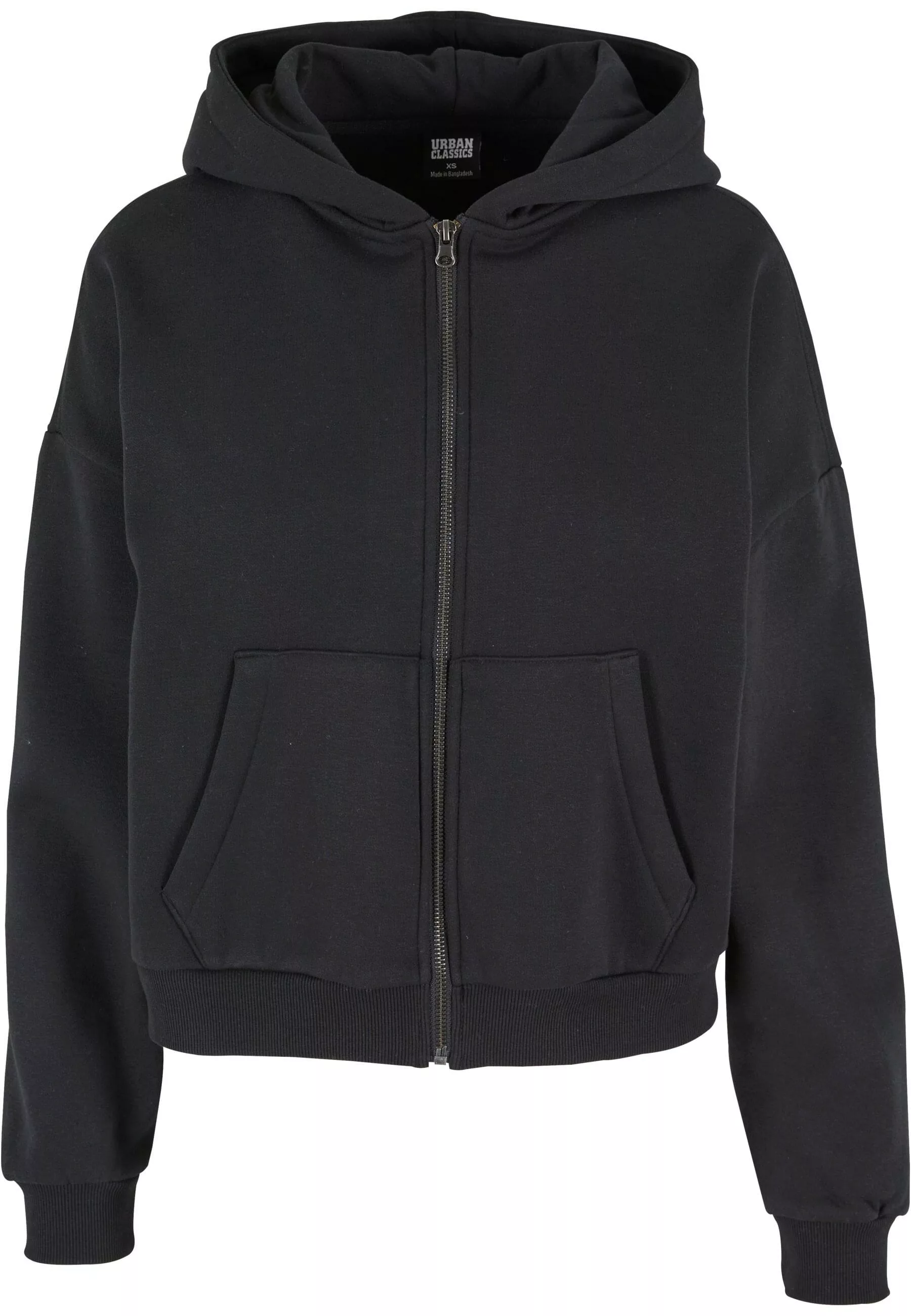 URBAN CLASSICS Sweatjacke "Urban Classics Damen Ladies Boxy Zip Hoody" günstig online kaufen