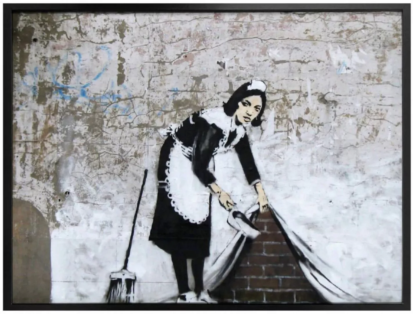Wall-Art Poster "Graffiti Bilder Maid in London", Menschen, (1 St.), Poster günstig online kaufen