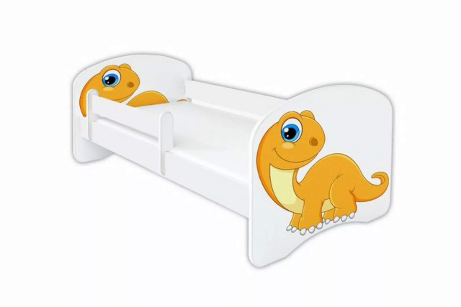 Clamaro Kinderbett (Dinosaurier, Kinderbett Babybett mit Matratze 70x140, 8 günstig online kaufen