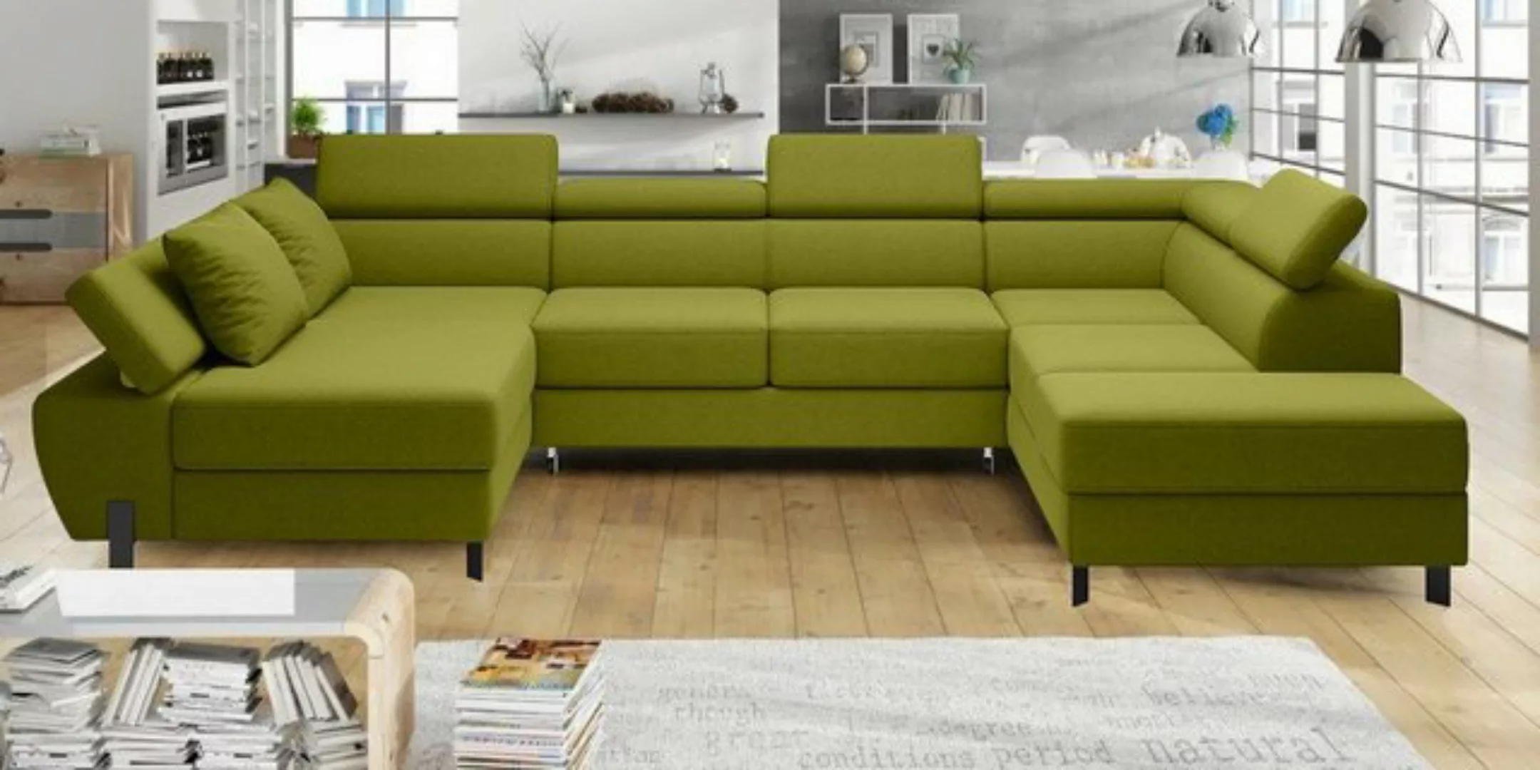 99rooms Wohnlandschaft Molinardi XL, Sofa, U-Form, Ottomane links oder rech günstig online kaufen