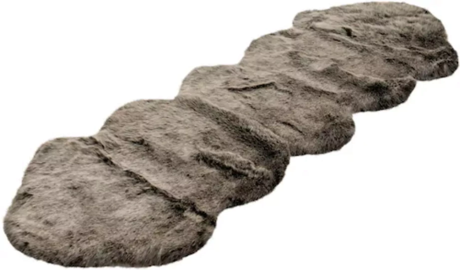 calo-deluxe Hochflor-Läufer »Emica-1000«, fellförmig, 52 mm Höhe, Kunstfell günstig online kaufen