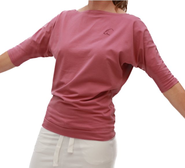 ESPARTO Yogashirt Halbarmshirt Sadaa in Bio-Baumwolle Wohlfühlshirt mit bre günstig online kaufen