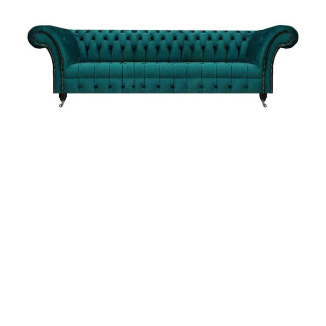 JVmoebel Chesterfield-Sofa Grün Chesterfield Sofa Komplett Modern Design Mö günstig online kaufen