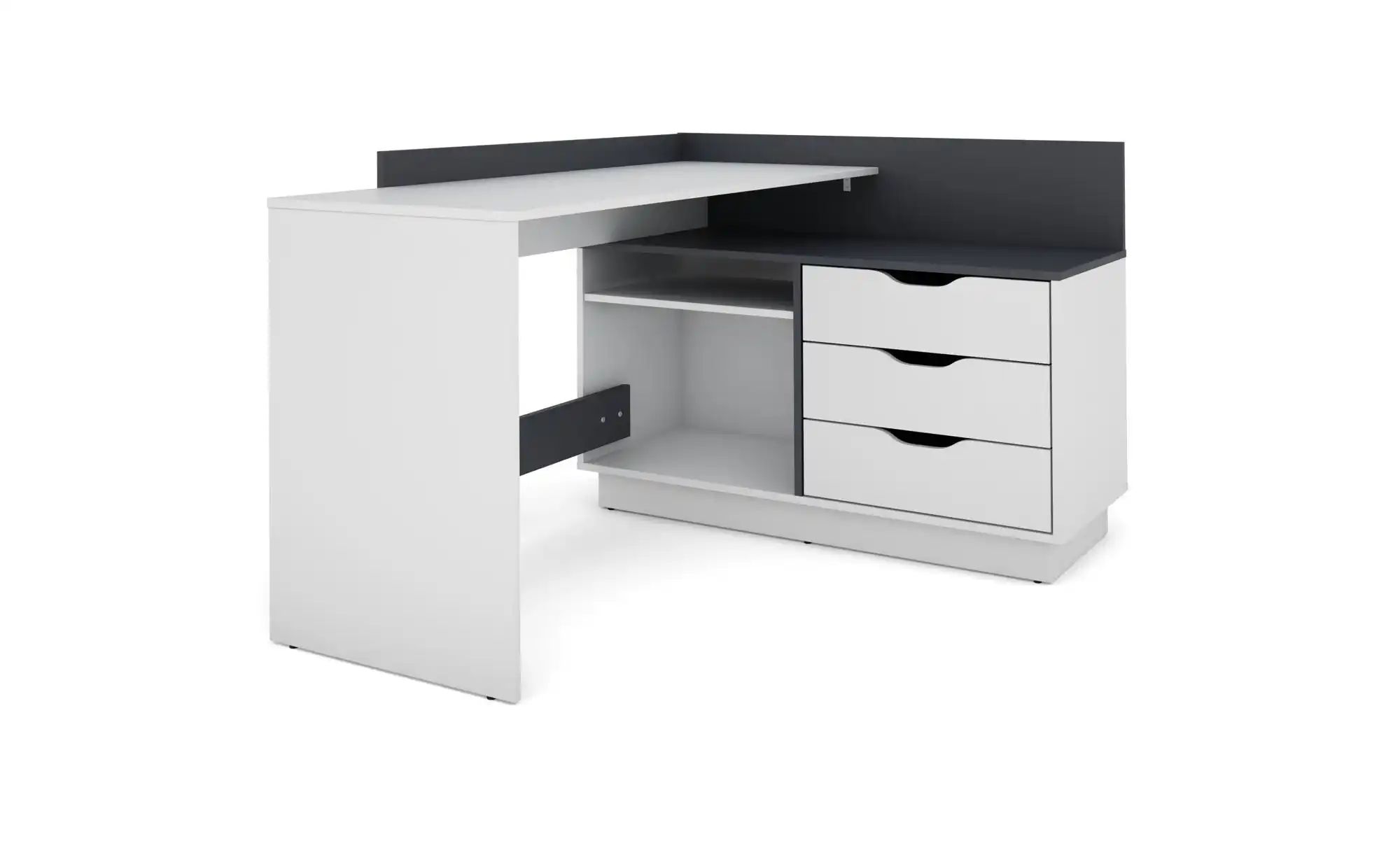 by Living Schreibtisch   ¦ weiß ¦ Maße (cm): B: 129 H: 84 Tische > Computer günstig online kaufen