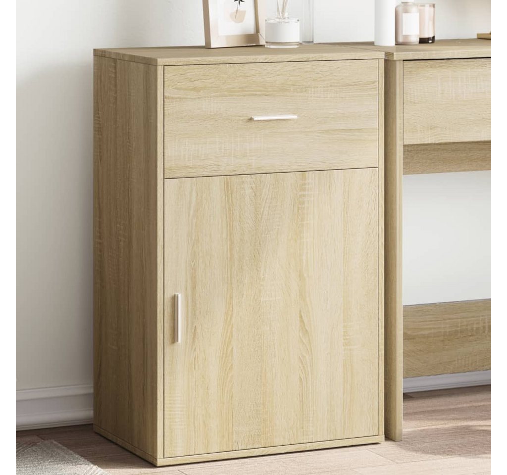 vidaXL Fächerschrank Beistellschrank Sonoma-Eiche 56,5x39x90 cm Holzwerksto günstig online kaufen