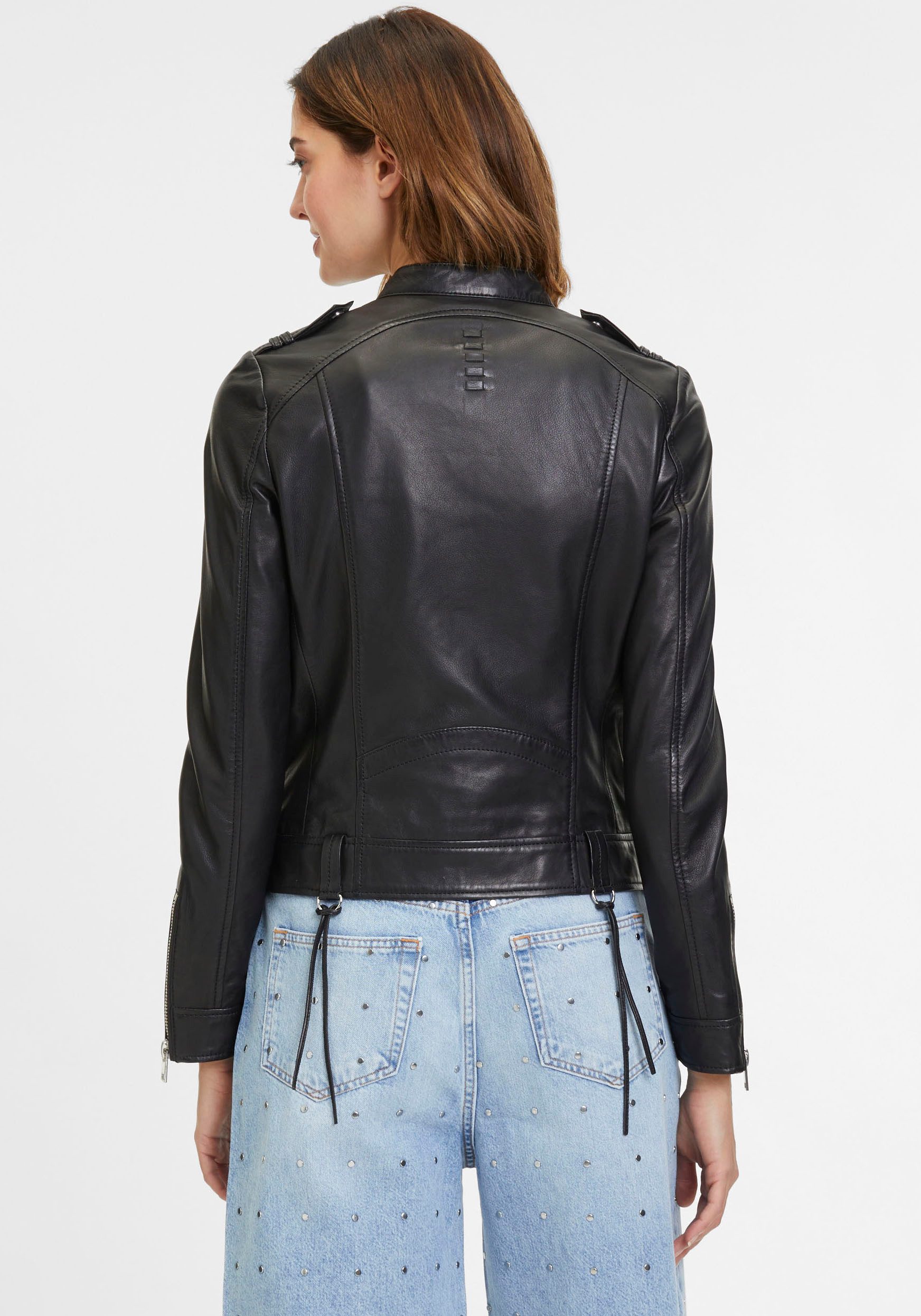 Mauritius Lederjacke G2WFyana SF mit Reißverschluss, günstig online kaufen