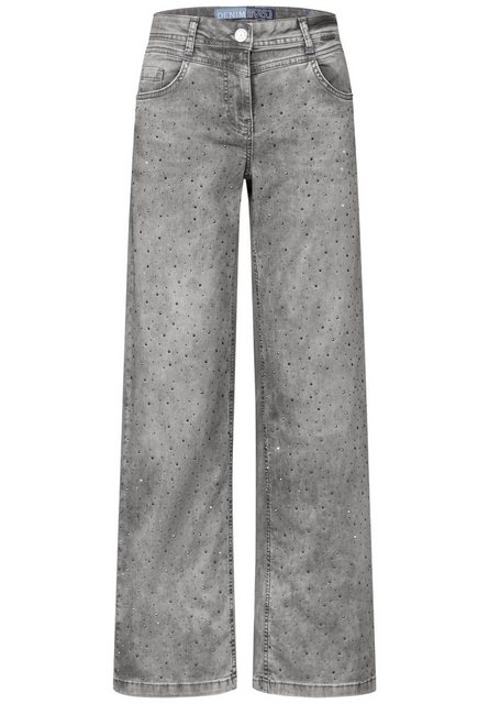 Cecil 5-Pocket-Hose Style Neele Grey Washed Decora günstig online kaufen