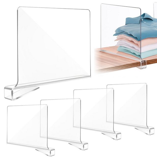 leben Vitrine Set mit 8 transparenten Regalteilern aus Acryl, 30 x 20 cm (C günstig online kaufen