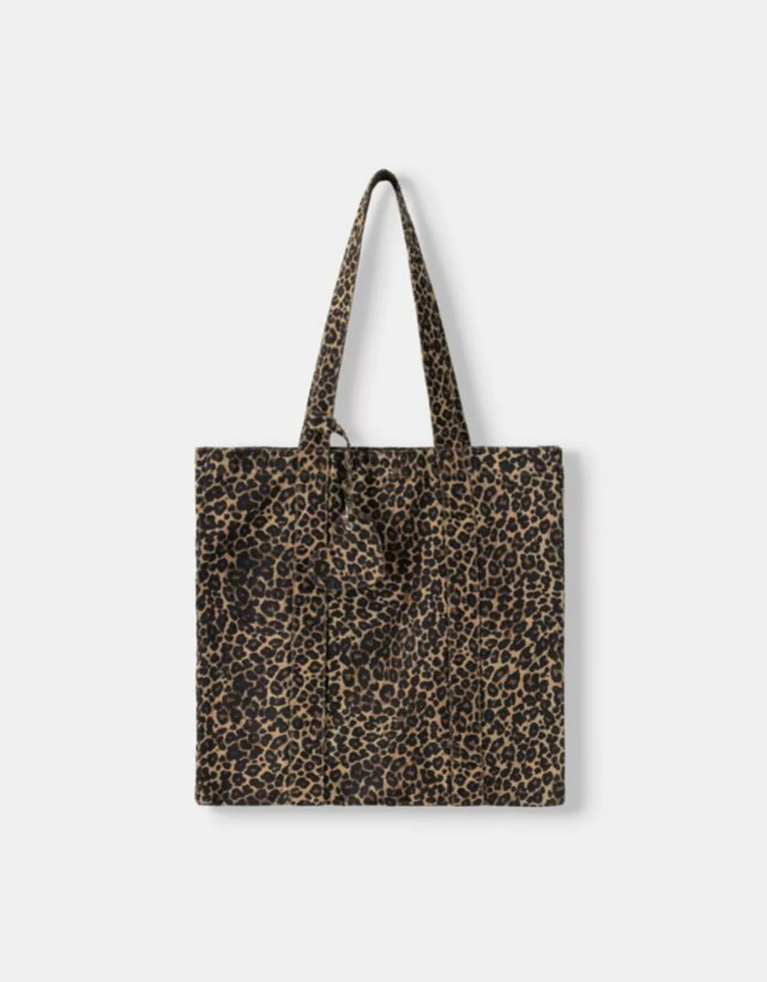 Bershka Shopper-Tasche Mit Animalprint Damen Braun günstig online kaufen