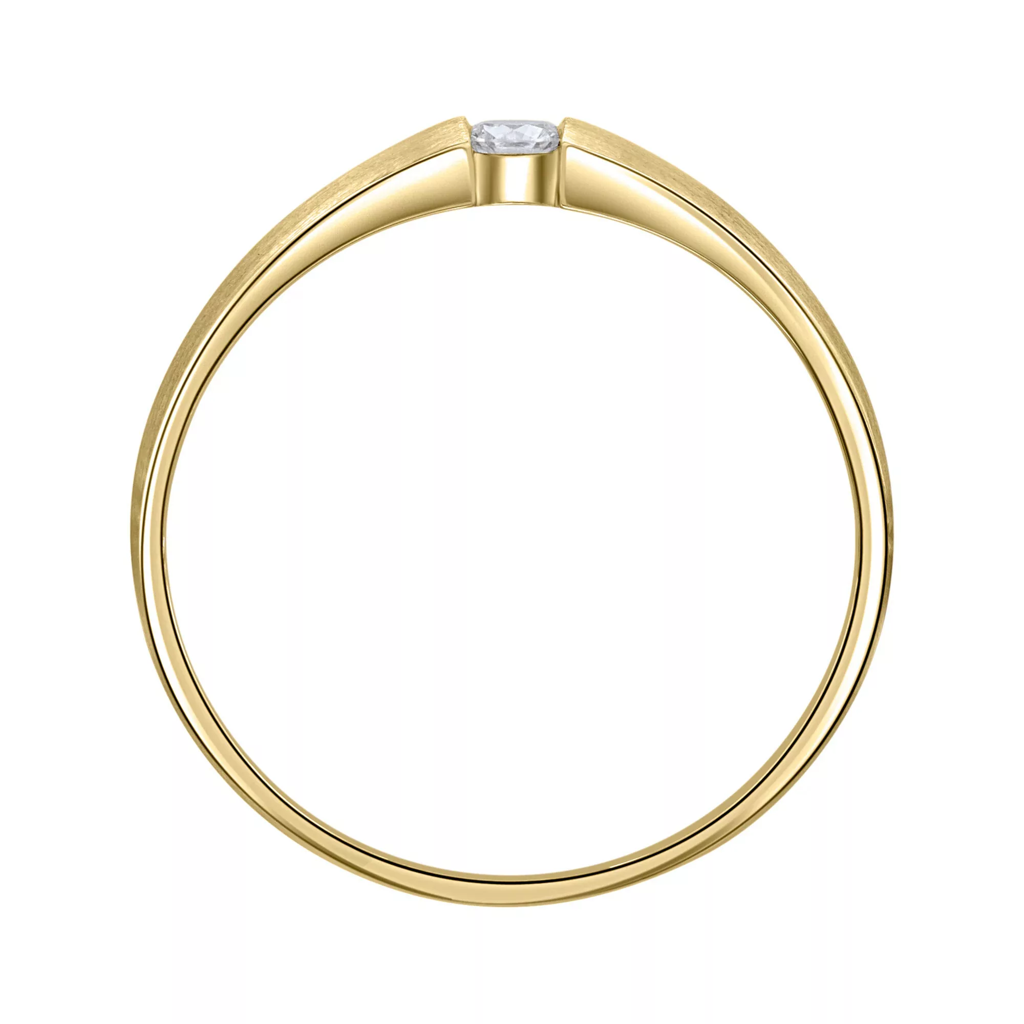 ONE ELEMENT Diamantring "0,10 ct Diamant Brillant Ring aus 585 Gelbgold", D günstig online kaufen