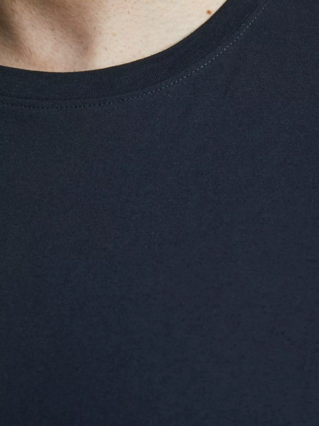 Jack & Jones Herren Rundhals T-Shirt JJENOA - Regular Fit Plussize günstig online kaufen
