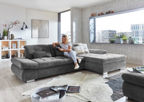 Die PlanBar Ecksofa »MP-IN17004 L-Form«, wahlweise mit Funktion, Federkern günstig online kaufen