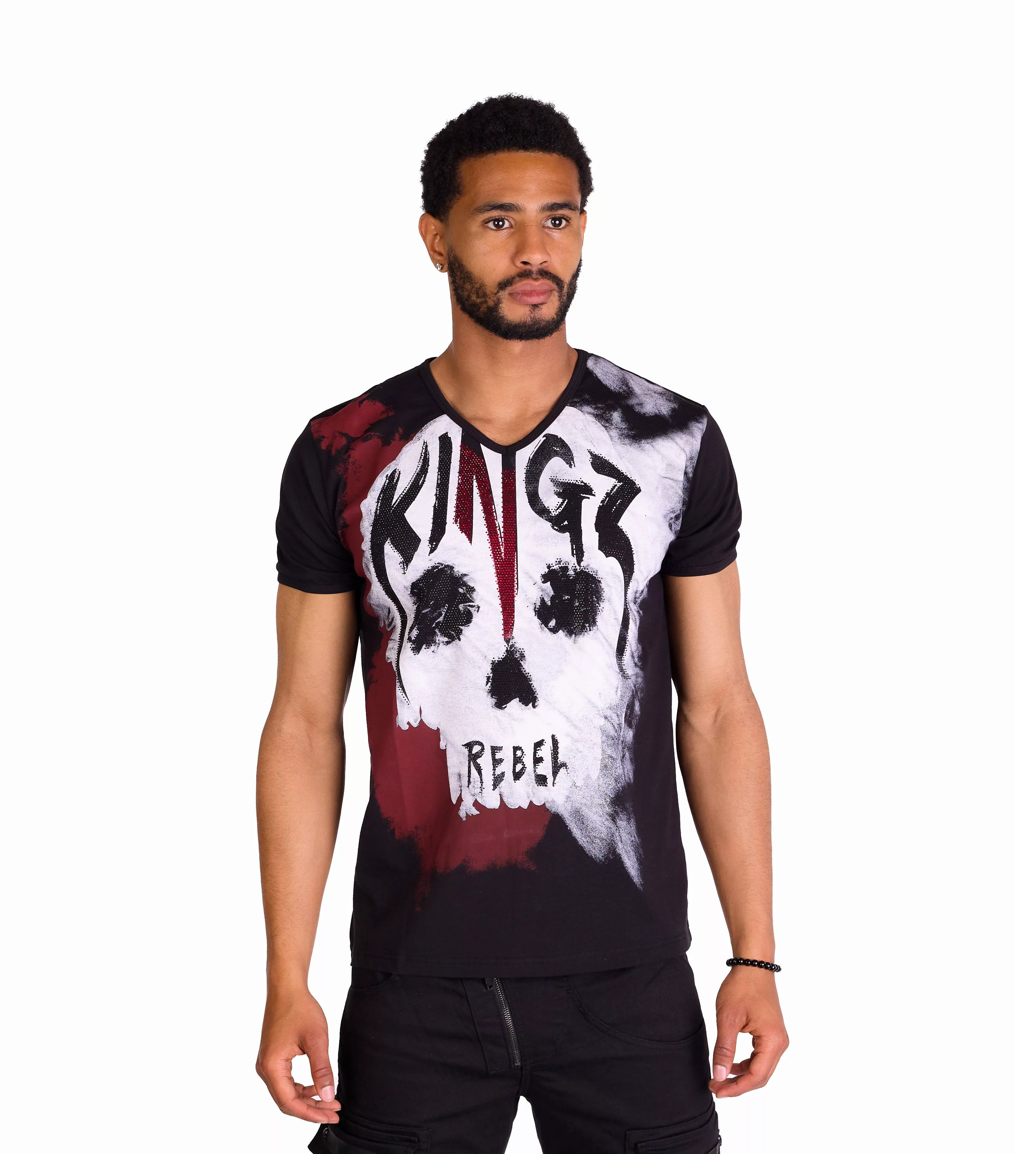 KINGZ T-Shirt KINGZ Herren T-Shirt mit günstig online kaufen
