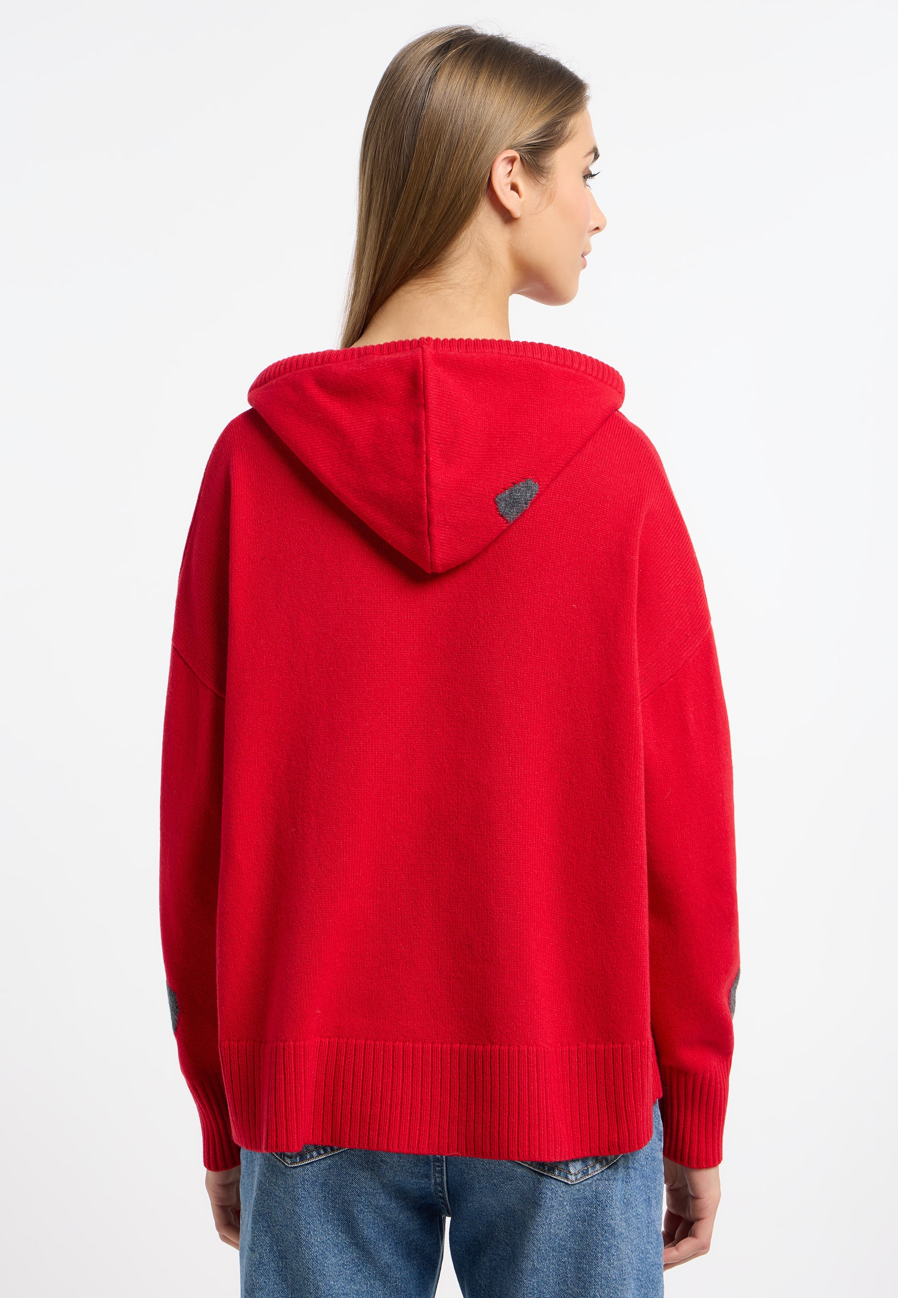 Frieda & Freddies Strickpullover "Hoody", mit dezenten Farbdetails günstig online kaufen