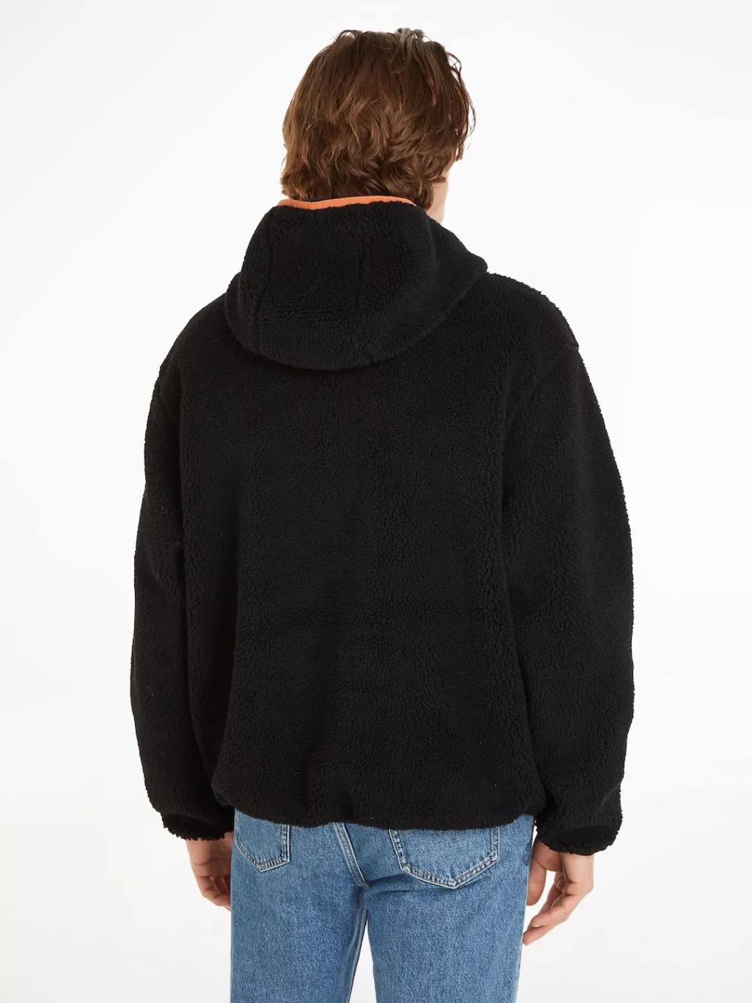 Calvin Klein Jeans Sweatshirt "SHERPA HALF ZIP HOODIE" günstig online kaufen