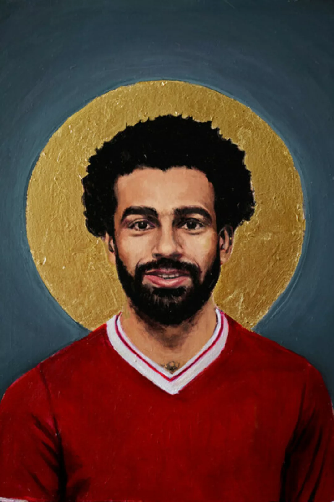Poster / Leinwandbild - Mohamed Salah günstig online kaufen