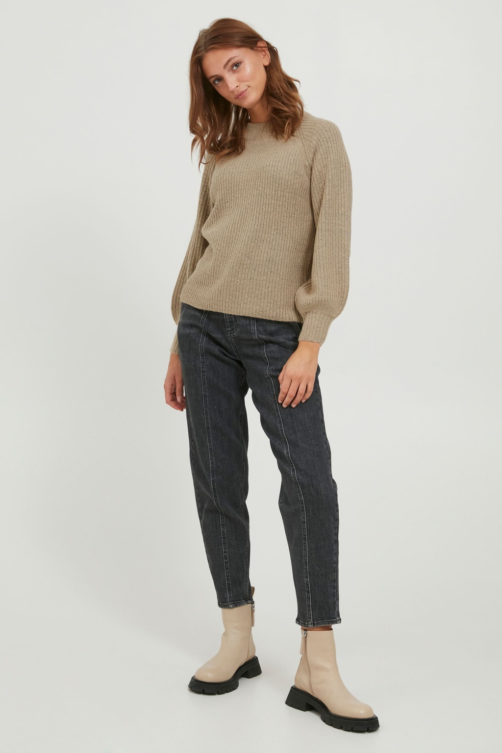 b.young Strickpullover BYNORA RIB JUMPER - 20810510 Gerippter Strickpullove günstig online kaufen